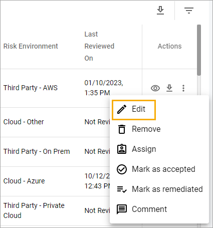 Edit risk